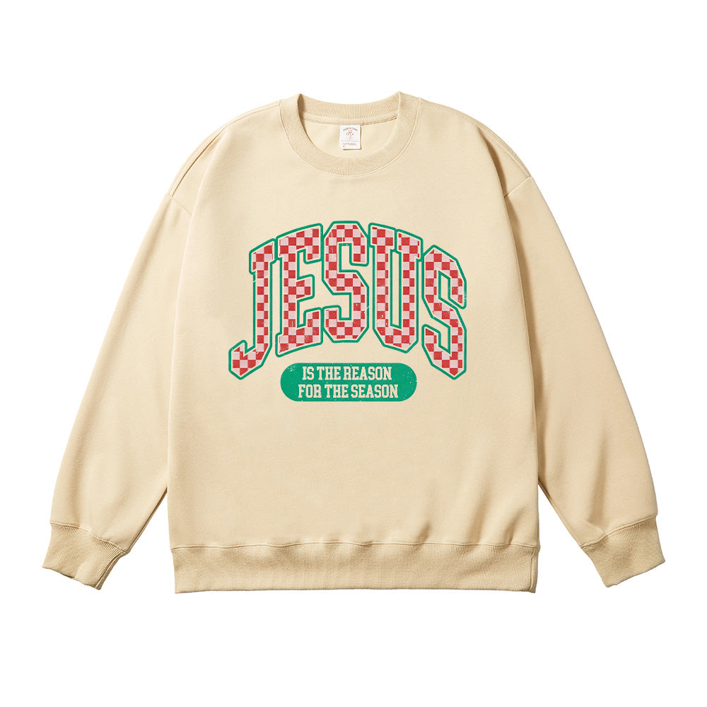 Jesus Is The Reason Christian Unisex Cotton Sweatshirt