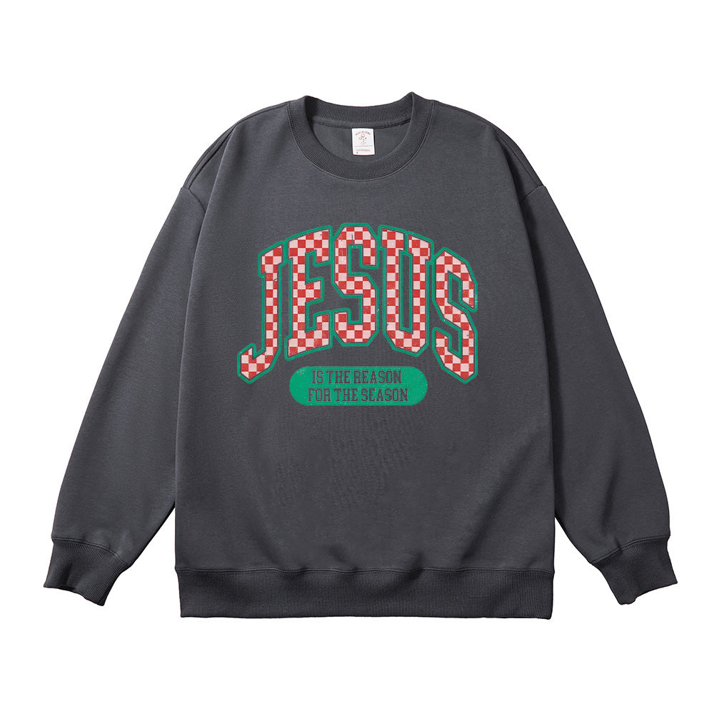 Jesus Is The Reason Christian Unisex Cotton Sweatshirt