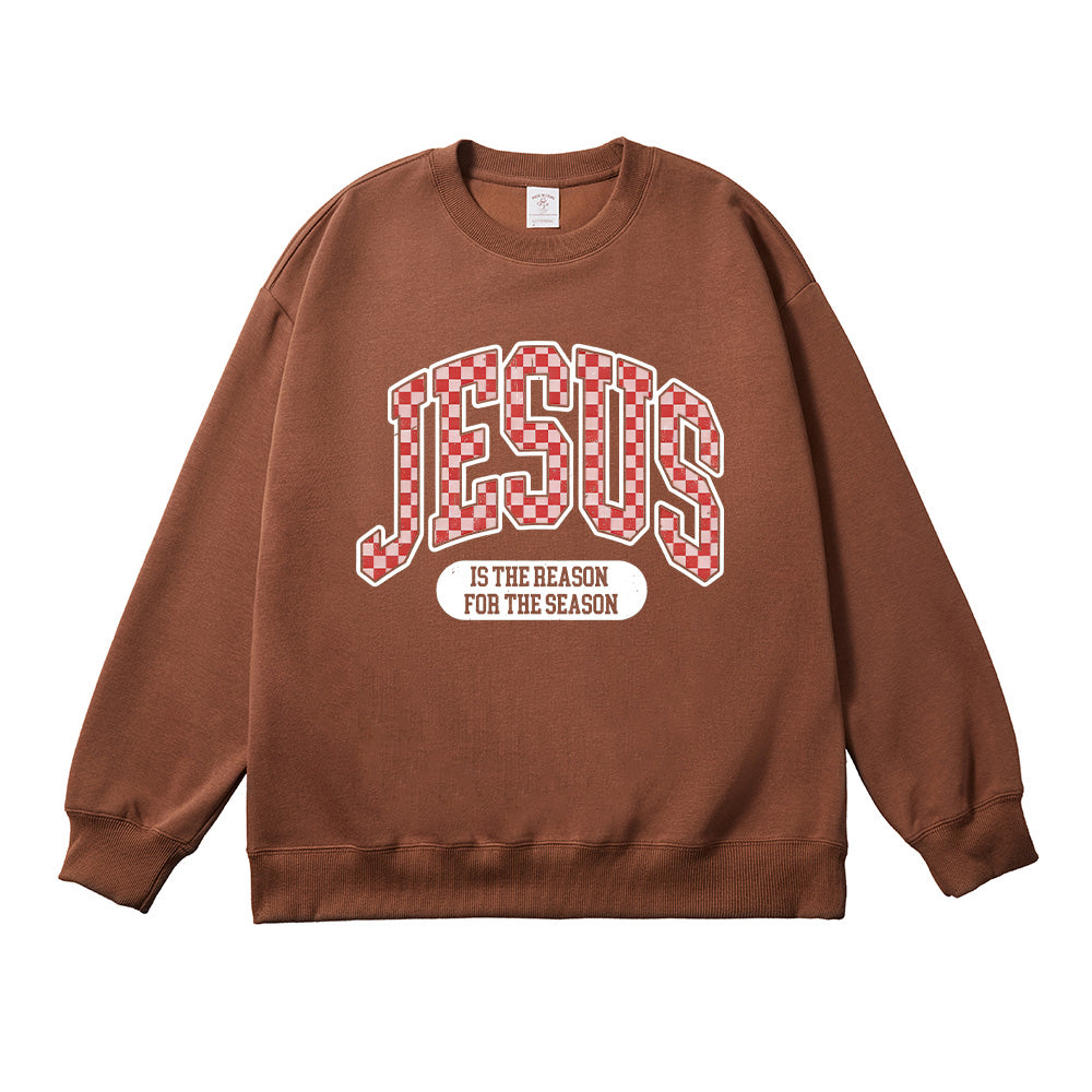 Jesus Is The Reason Christian Unisex Cotton Sweatshirt