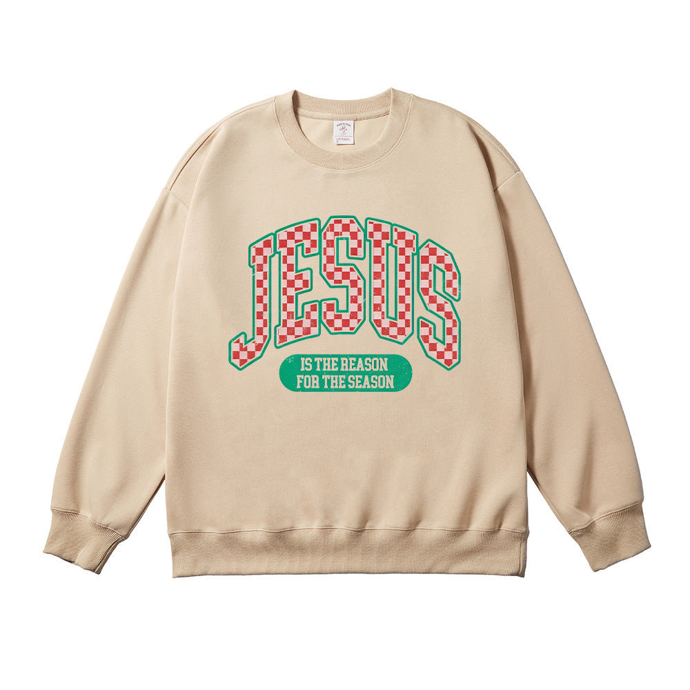 Jesus Is The Reason Christian Unisex Cotton Sweatshirt