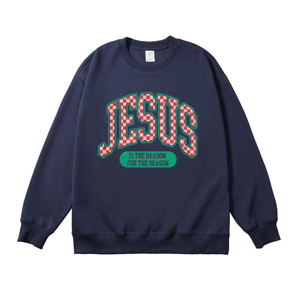 Jesus Is The Reason Christian Unisex Cotton Sweatshirt
