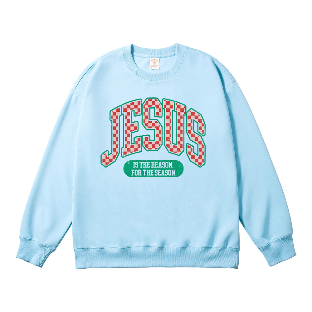 Jesus Is The Reason Christian Unisex Cotton Sweatshirt