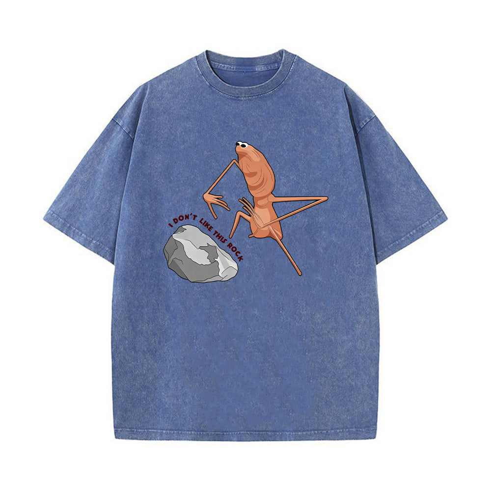 I Don't Like This Rock Sweatshirt Unisex Washed T-Shirt