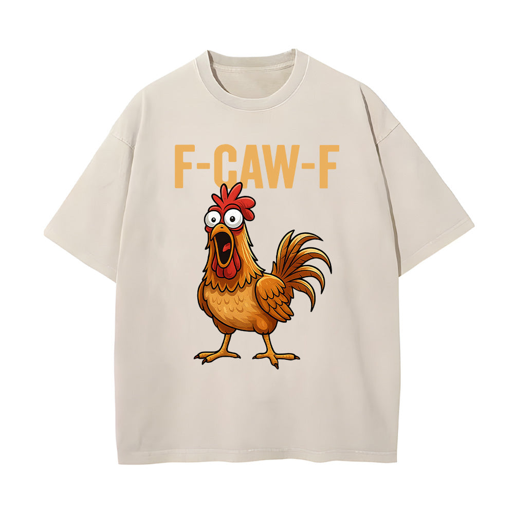 F-Caw-F Unisex Washed T-Shirt