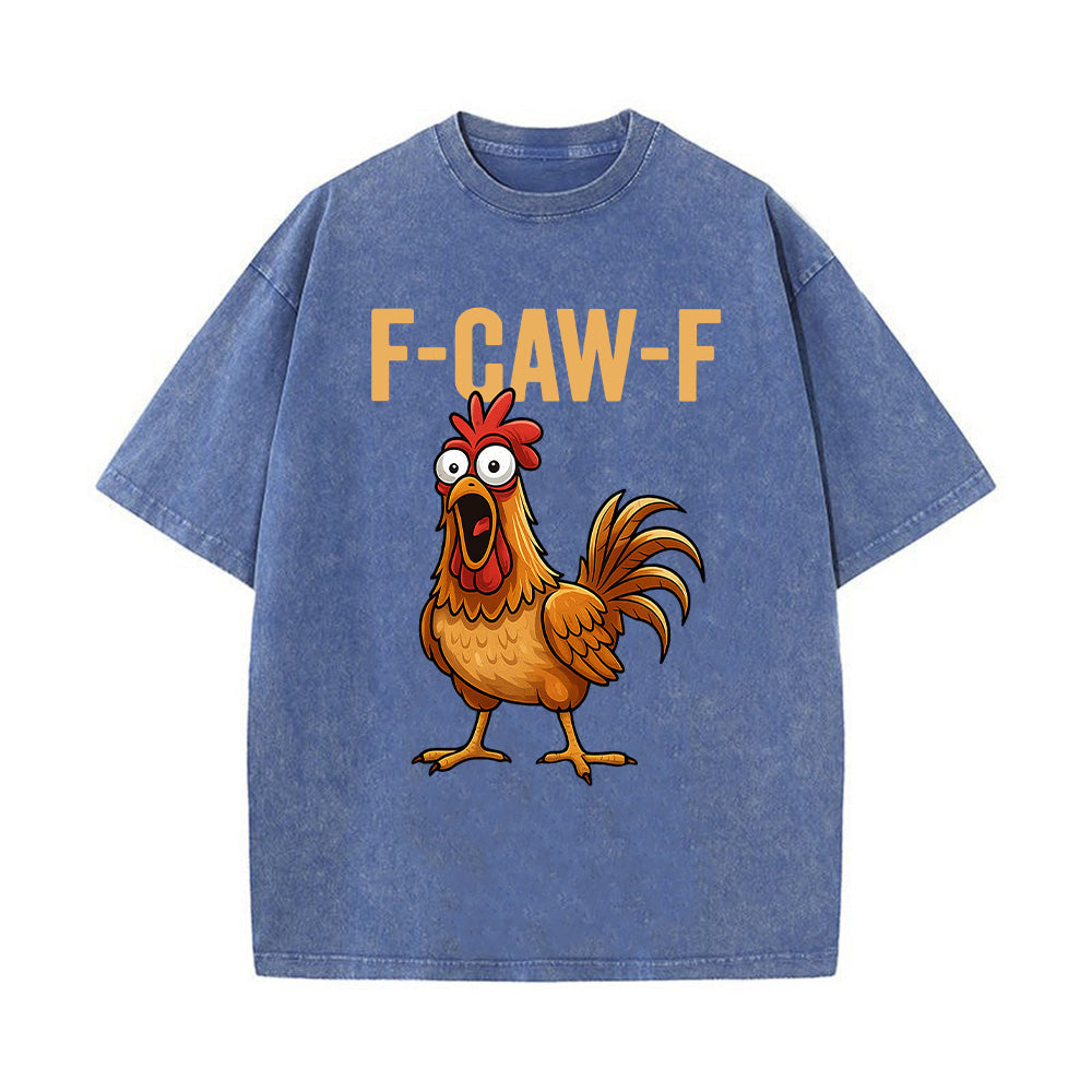 F-Caw-F Unisex Washed T-Shirt