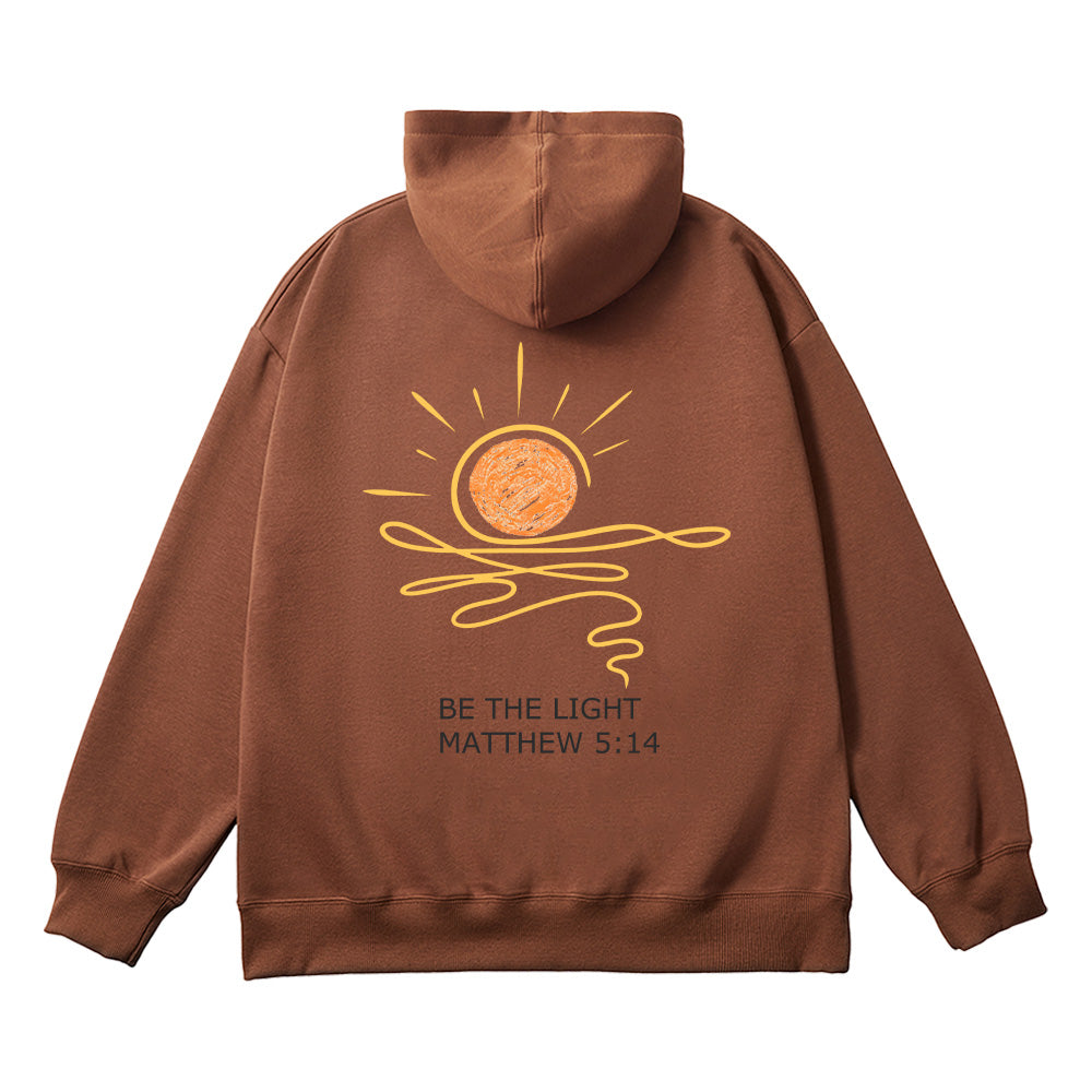 Be the Light Unisex Cotton Hoodie