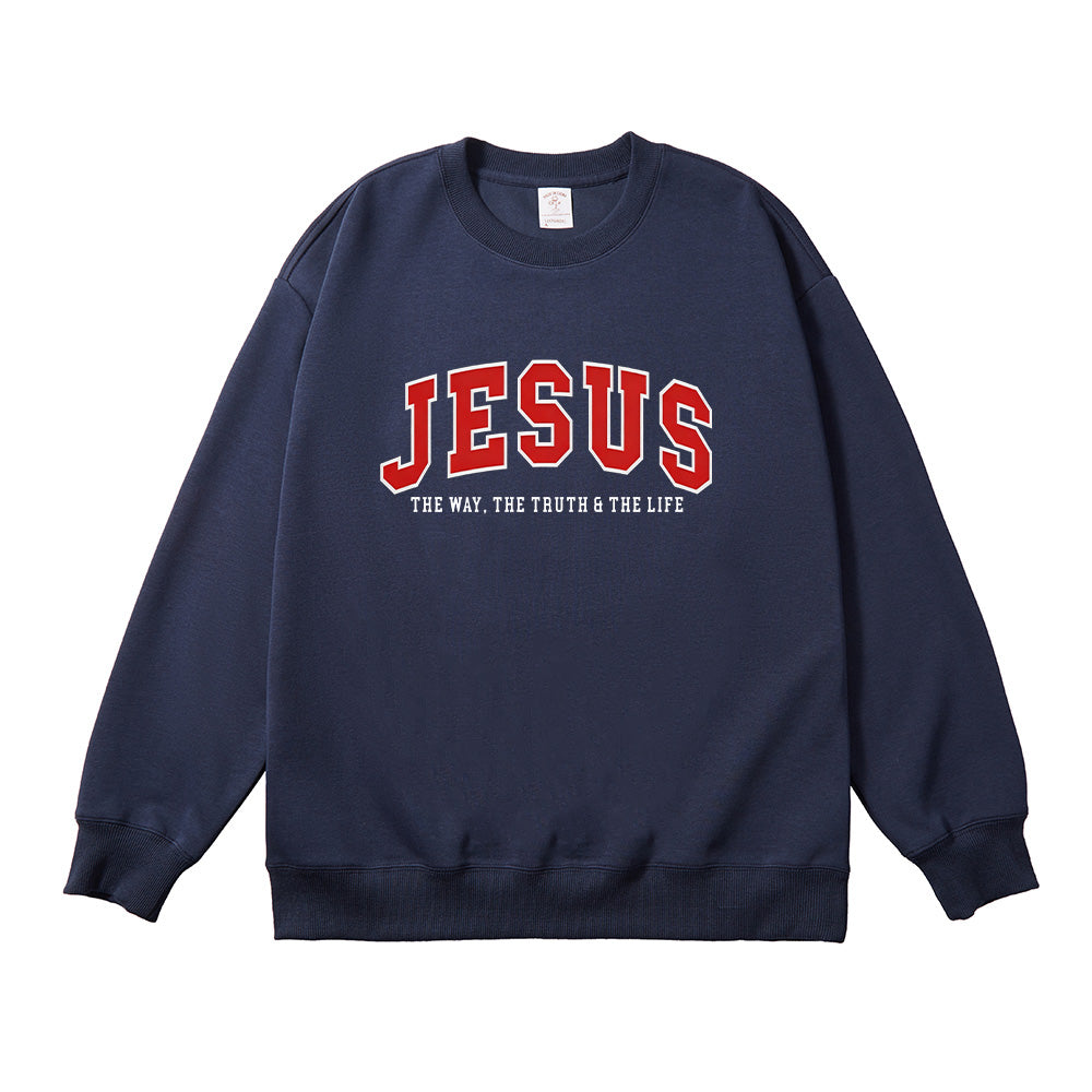 Jesus Christian Unisex Cotton Sweatshirt