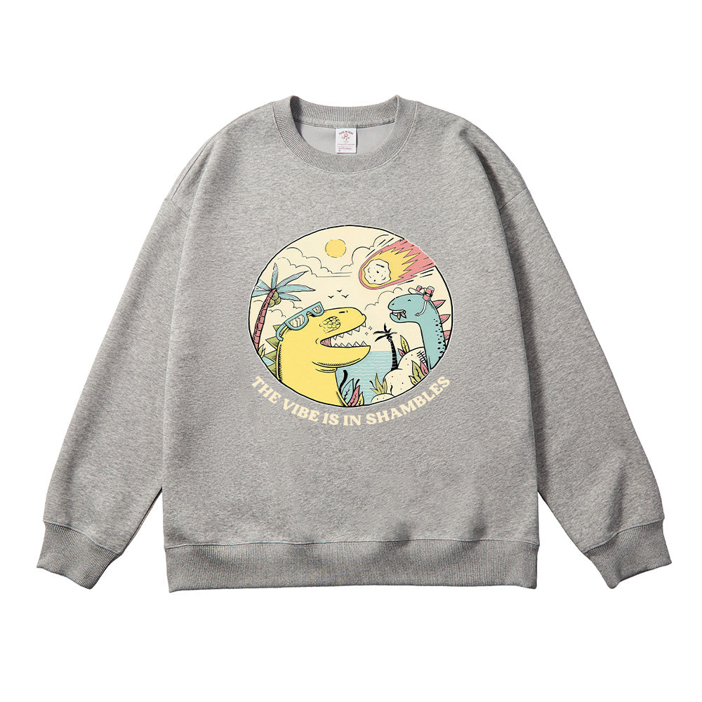 The Vibes Are In Shambles Unisex Cotton Sweatshirt