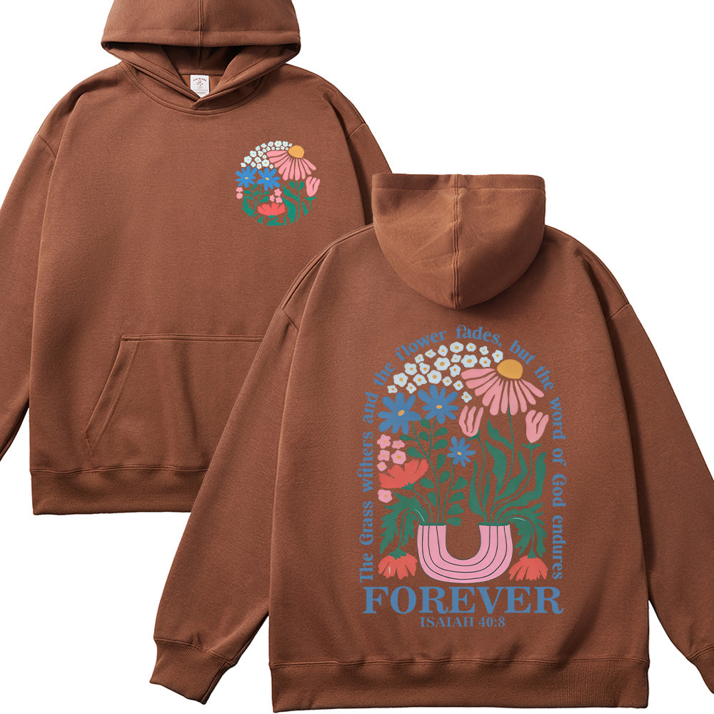 Flower Graphic Unisex Cotton Hoodie