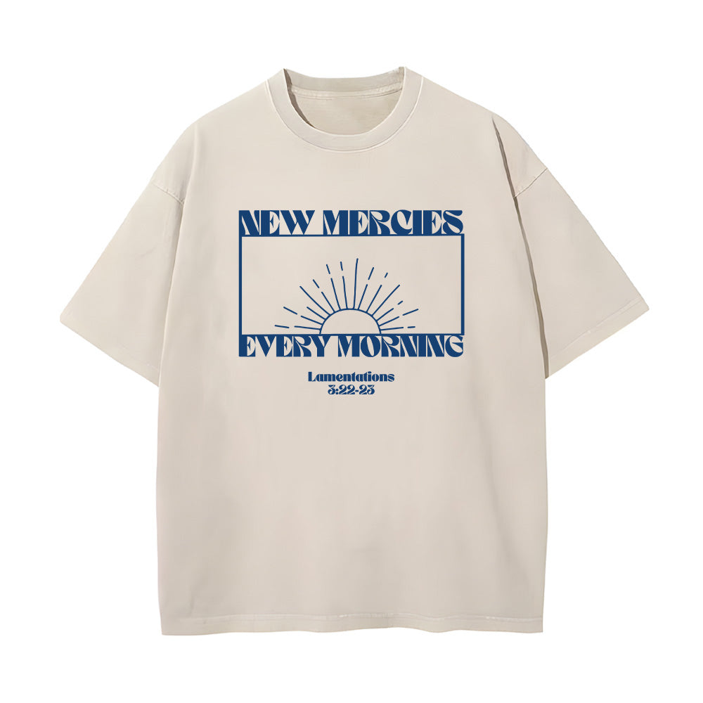 New Mercies Every Morning Unisex Washed T-Shirt