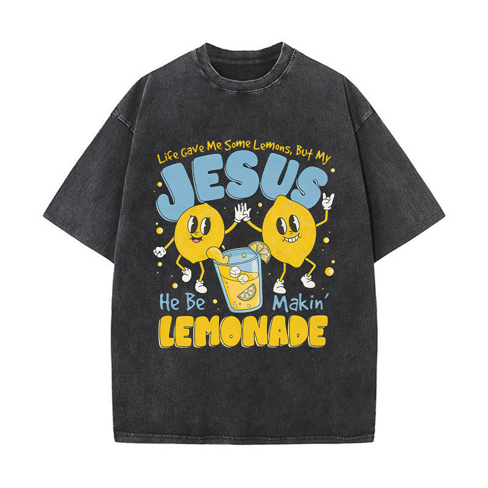 Life Gave Me Lemons Unisex Washed T-Shirt