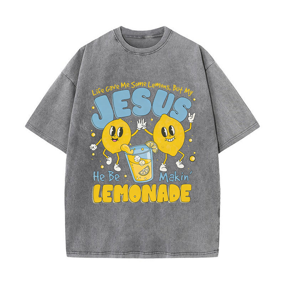Life Gave Me Lemons Unisex Washed T-Shirt