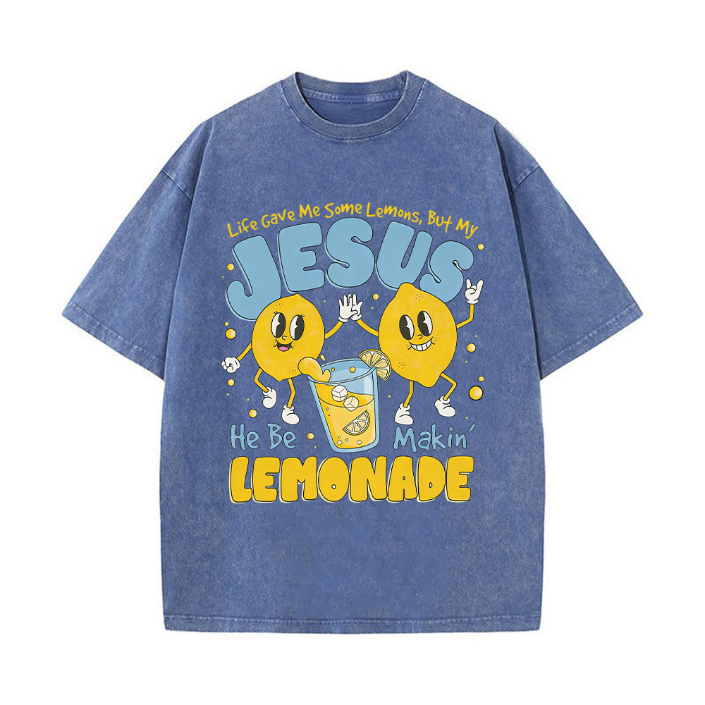 Life Gave Me Lemons Unisex Washed T-Shirt