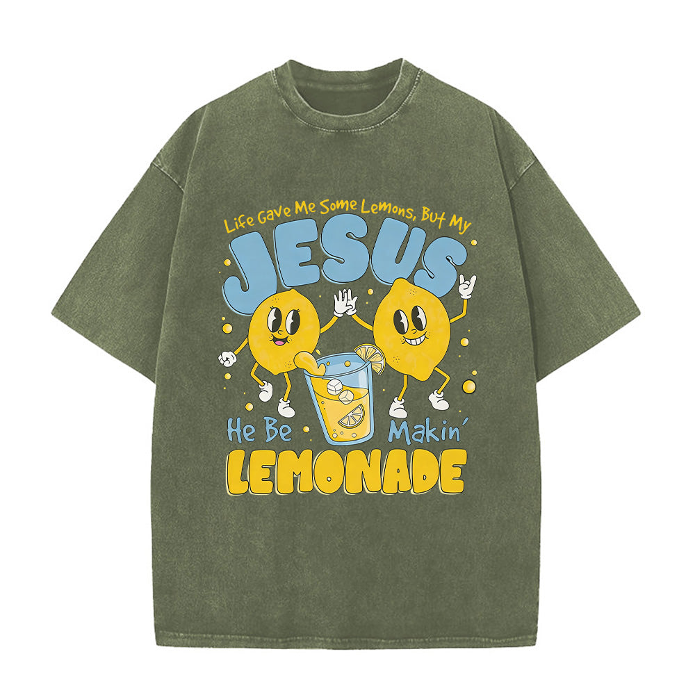 Life Gave Me Lemons Unisex Washed T-Shirt