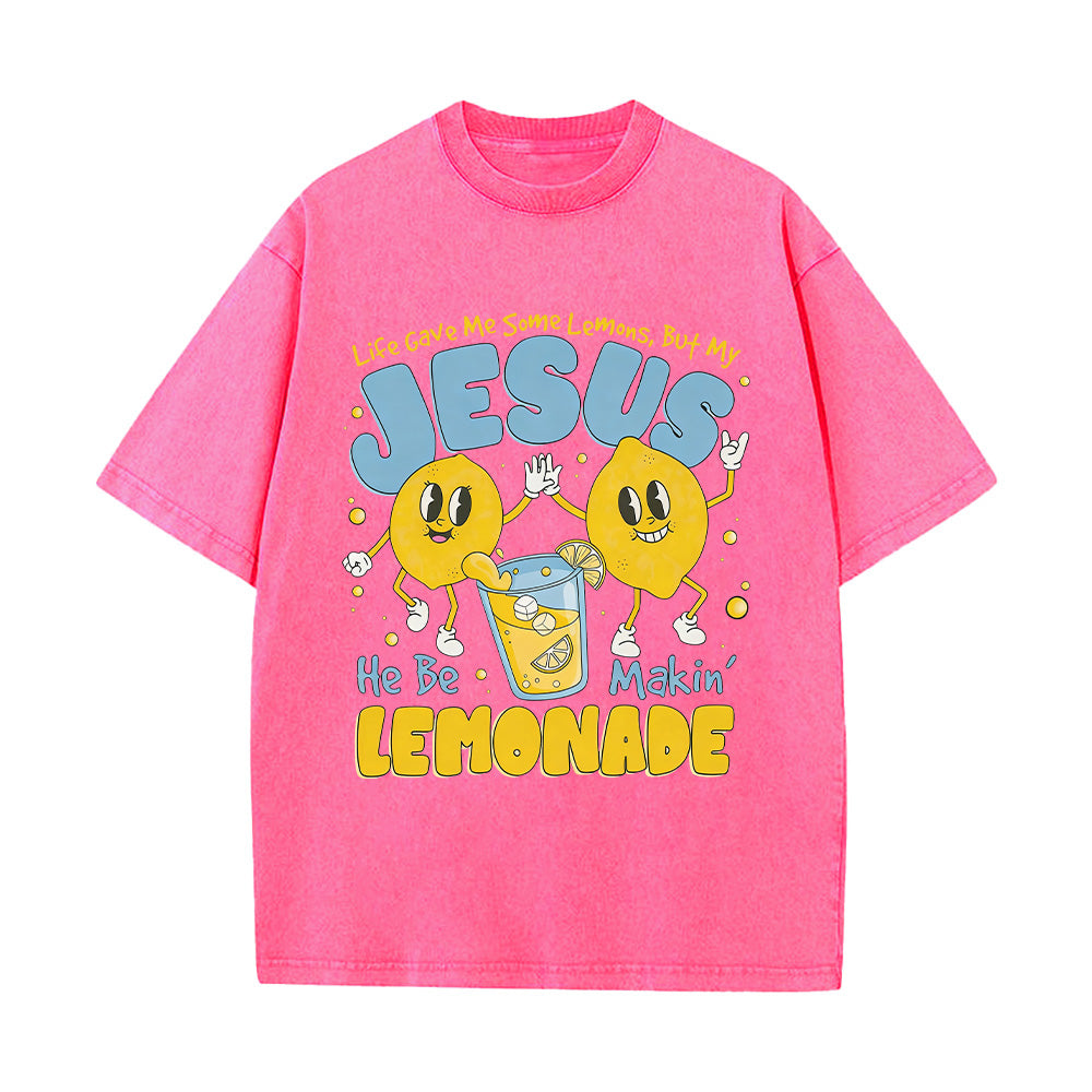 Life Gave Me Lemons Unisex Washed T-Shirt
