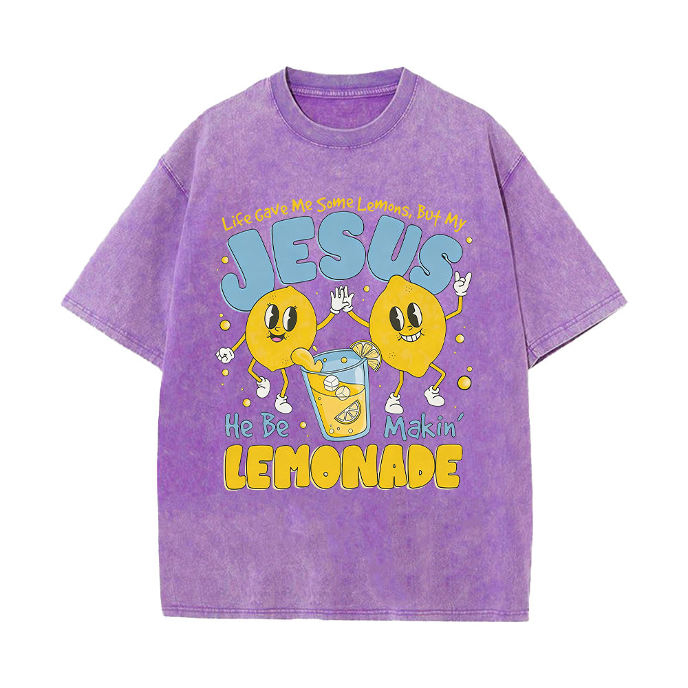 Life Gave Me Lemons Unisex Washed T-Shirt