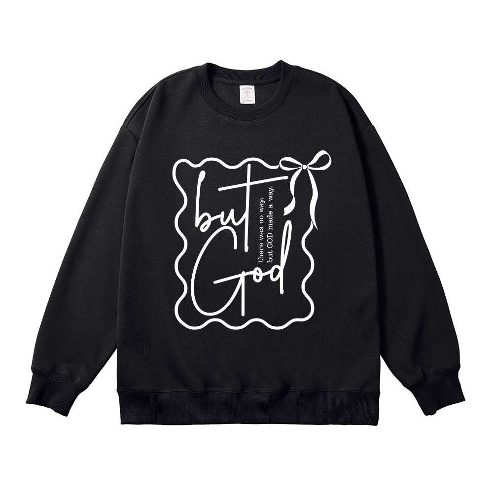 But God Unisex Cotton Sweatshirt