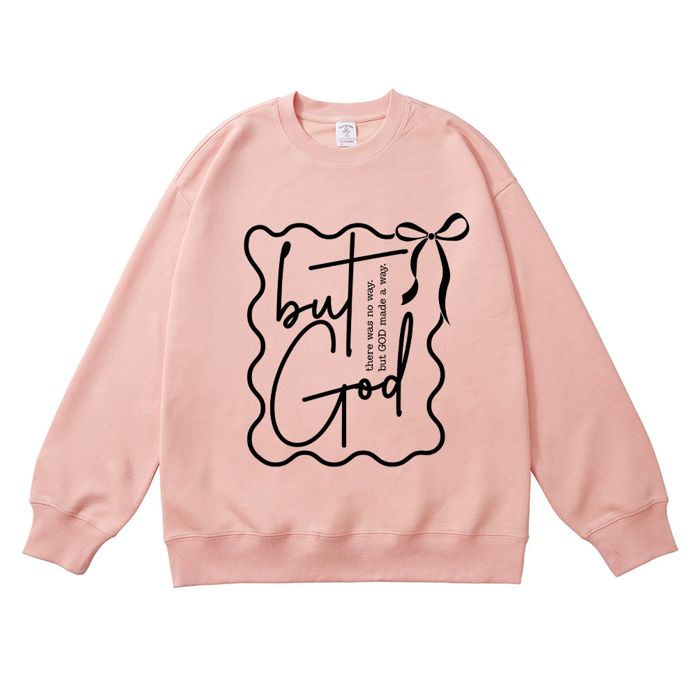 But God Unisex Cotton Sweatshirt