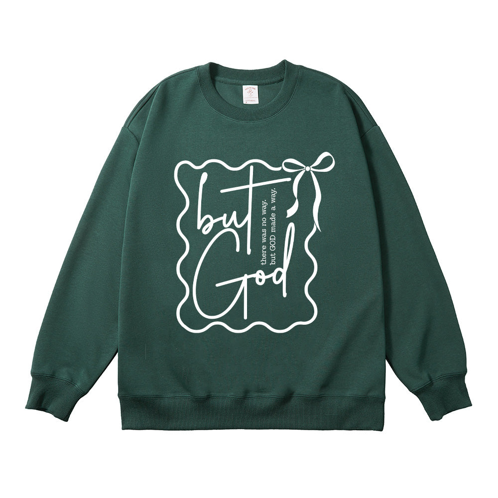 But God Unisex Cotton Sweatshirt