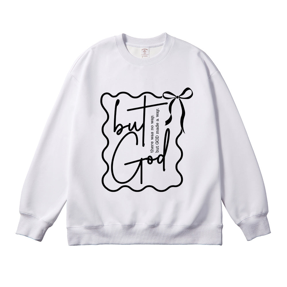 But God Unisex Cotton Sweatshirt