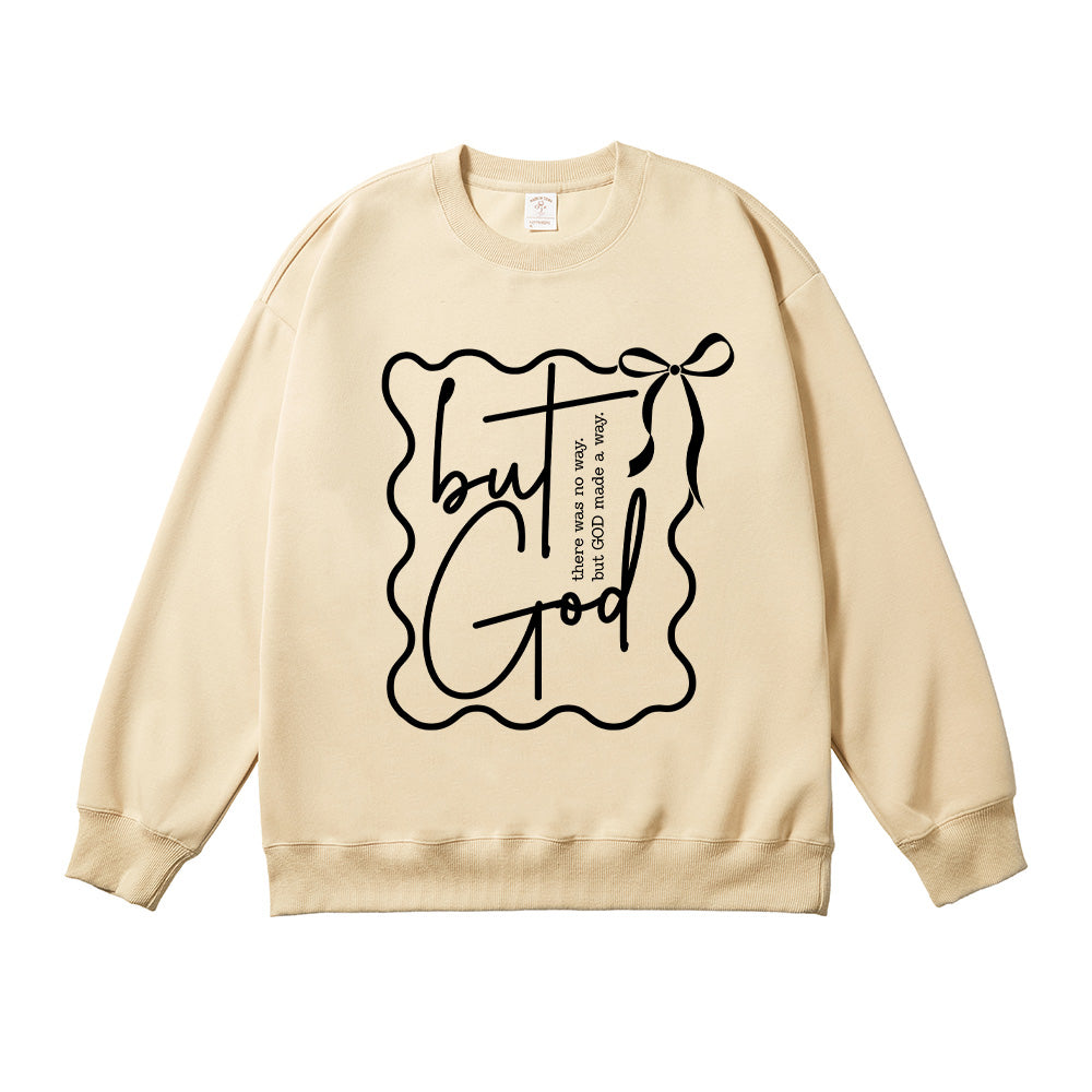 But God Unisex Cotton Sweatshirt
