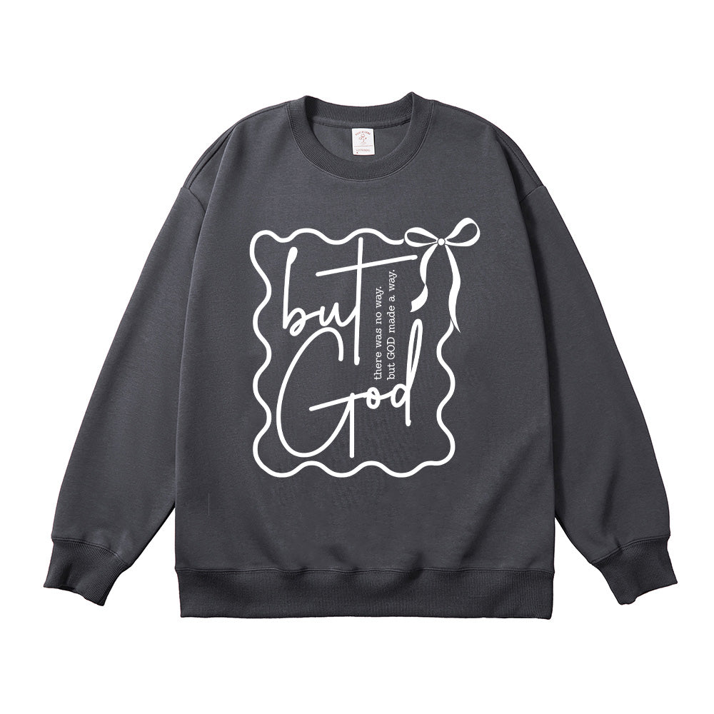 But God Unisex Cotton Sweatshirt