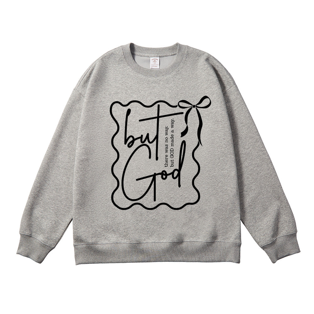But God Unisex Cotton Sweatshirt