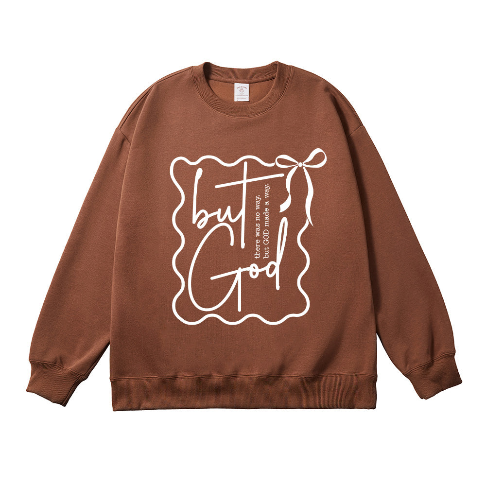 But God Unisex Cotton Sweatshirt