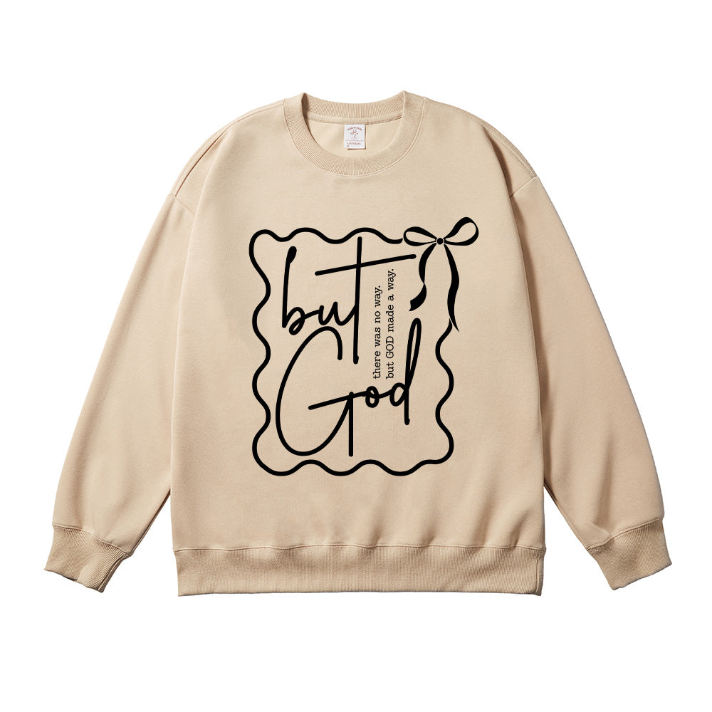 But God Unisex Cotton Sweatshirt