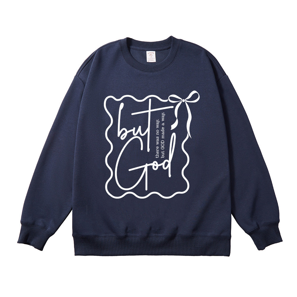 But God Unisex Cotton Sweatshirt