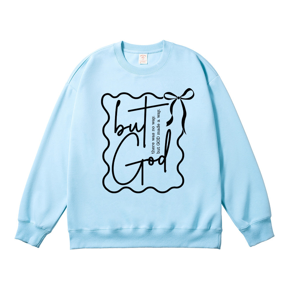 But God Unisex Cotton Sweatshirt