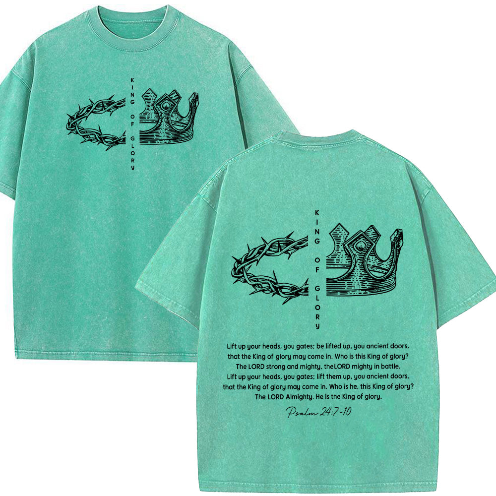 King Of Glory Unisex Washed T-Shirt