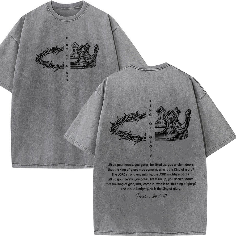 King Of Glory Unisex Washed T-Shirt