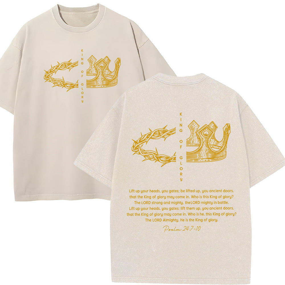 King Of Glory Unisex Washed T-Shirt