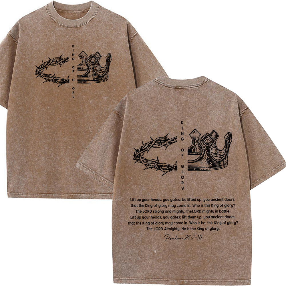 King Of Glory Unisex Washed T-Shirt