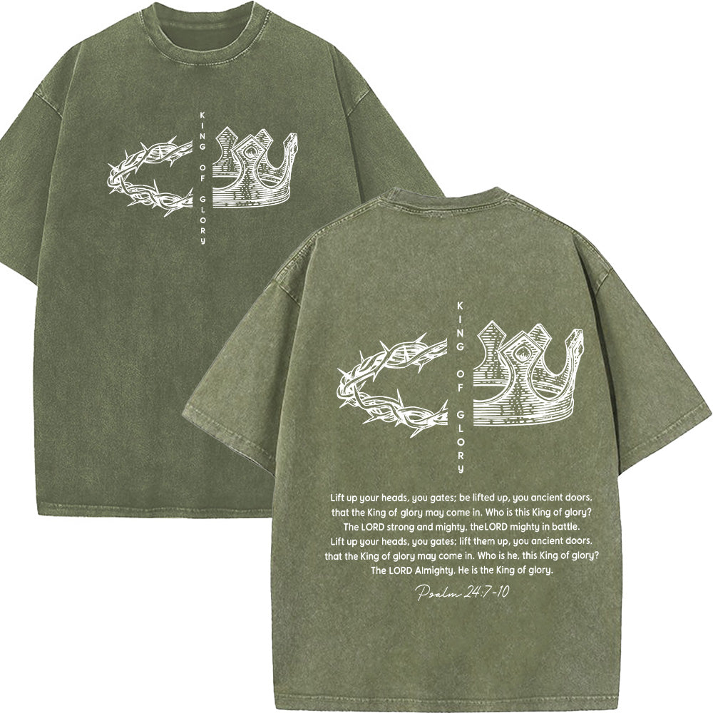 King Of Glory Unisex Washed T-Shirt