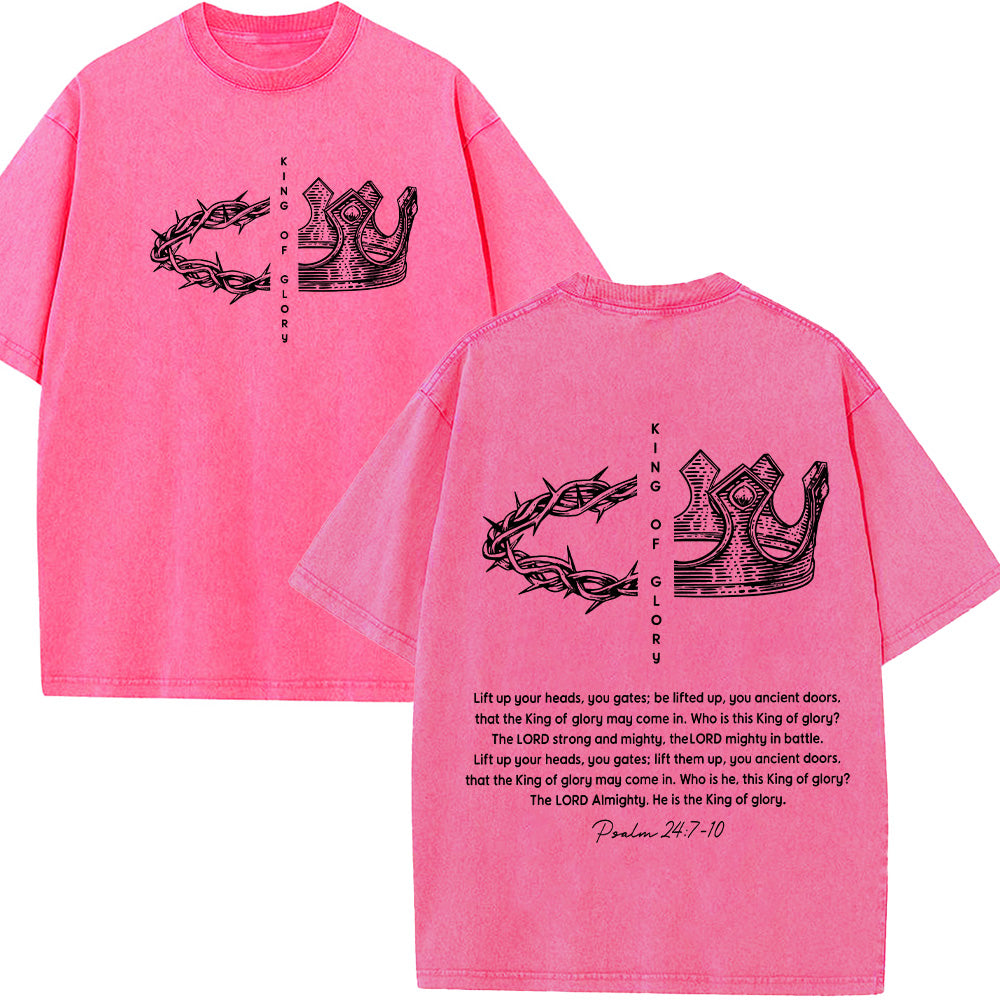 King Of Glory Unisex Washed T-Shirt
