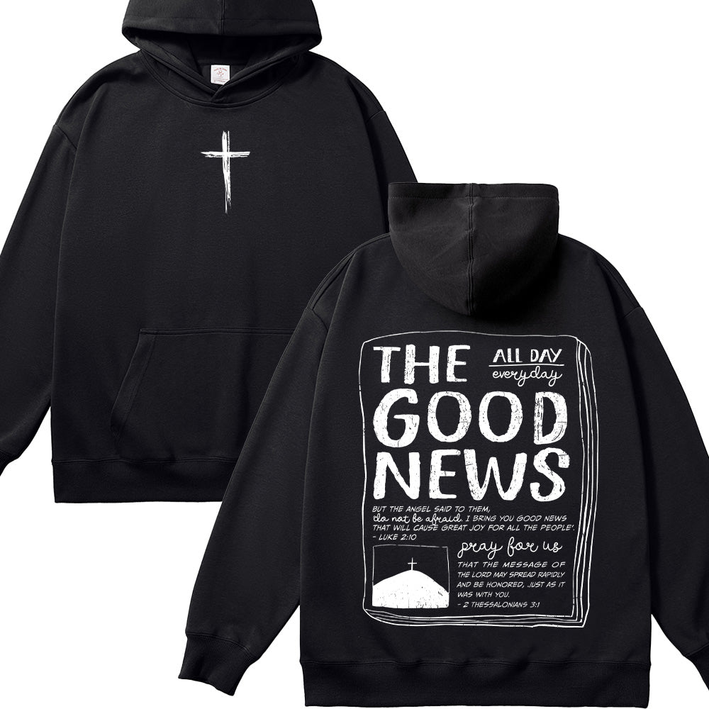 The Good News Christian Unisex Cotton Hoodie