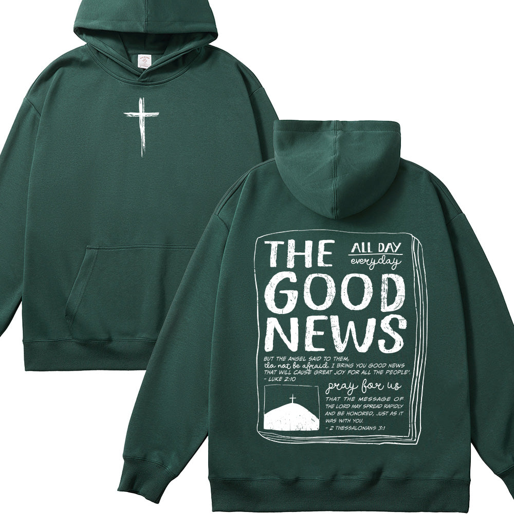 The Good News Christian Unisex Cotton Hoodie
