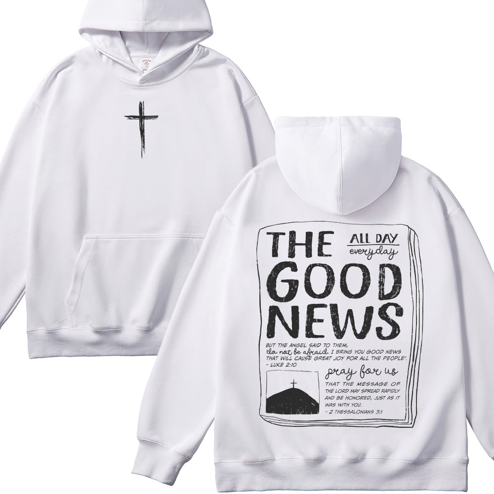 The Good News Christian Unisex Cotton Hoodie