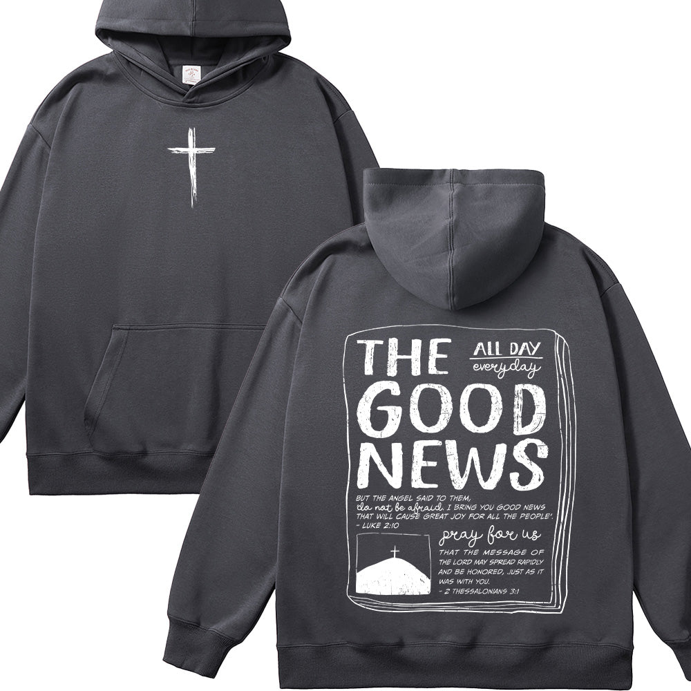 The Good News Christian Unisex Cotton Hoodie