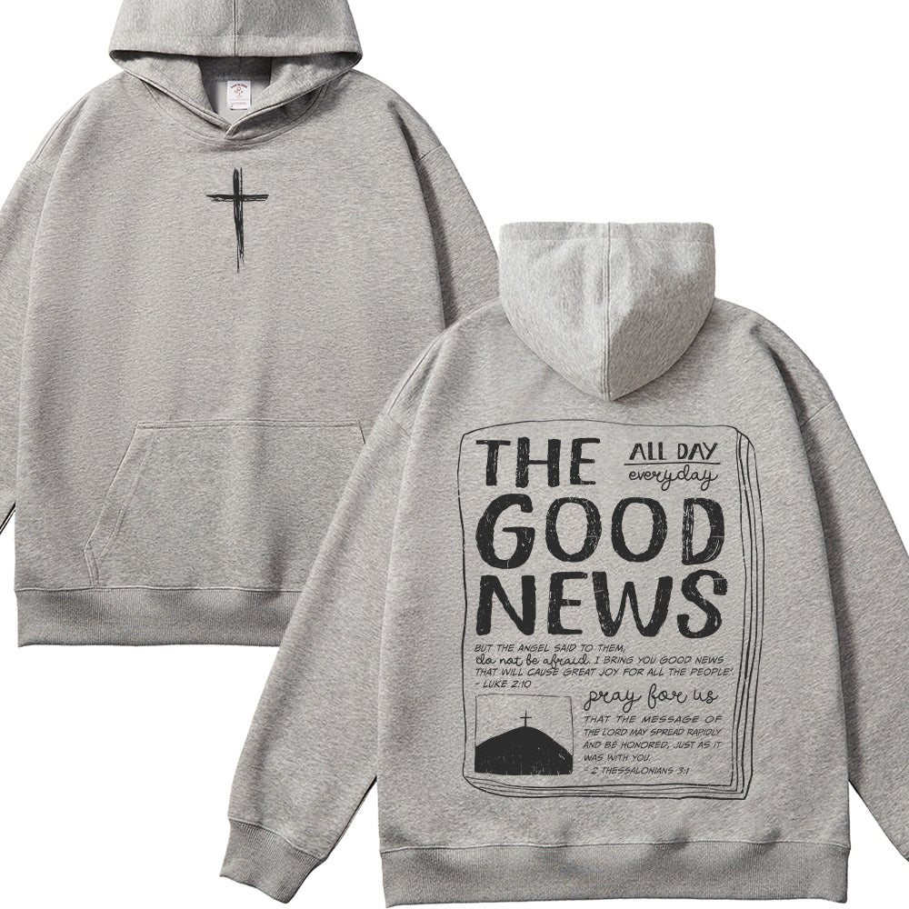 The Good News Christian Unisex Cotton Hoodie