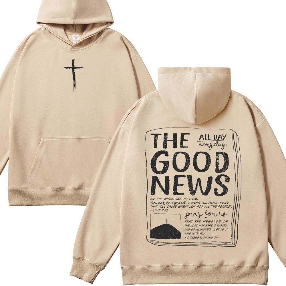 The Good News Christian Unisex Cotton Hoodie
