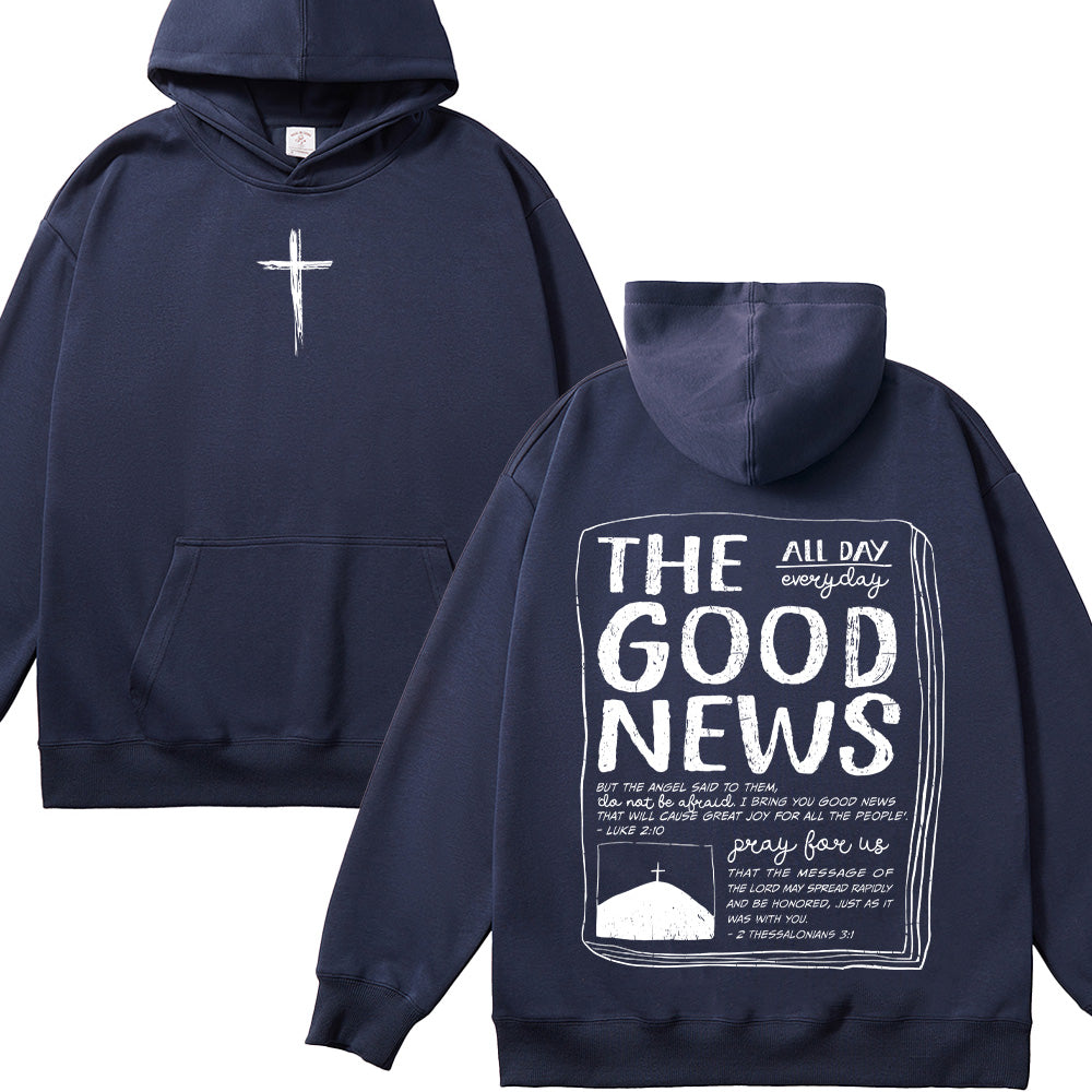 The Good News Christian Unisex Cotton Hoodie