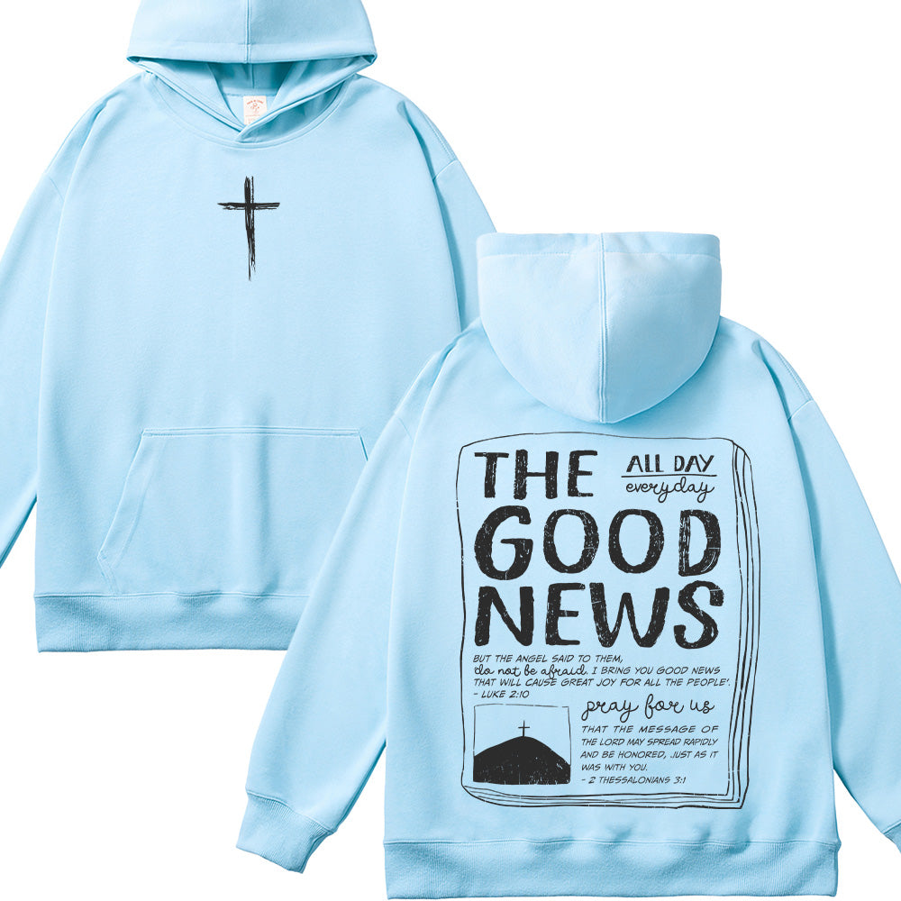 The Good News Christian Unisex Cotton Hoodie