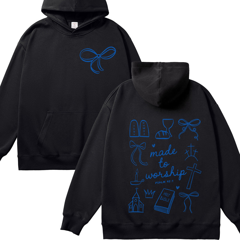 Made To Worship Unisex Cotton Hoodie