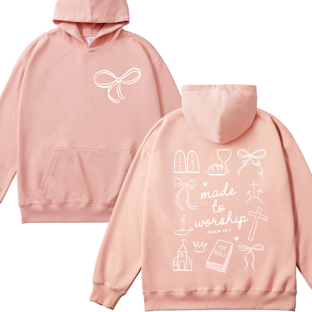 Made To Worship Unisex Cotton Hoodie