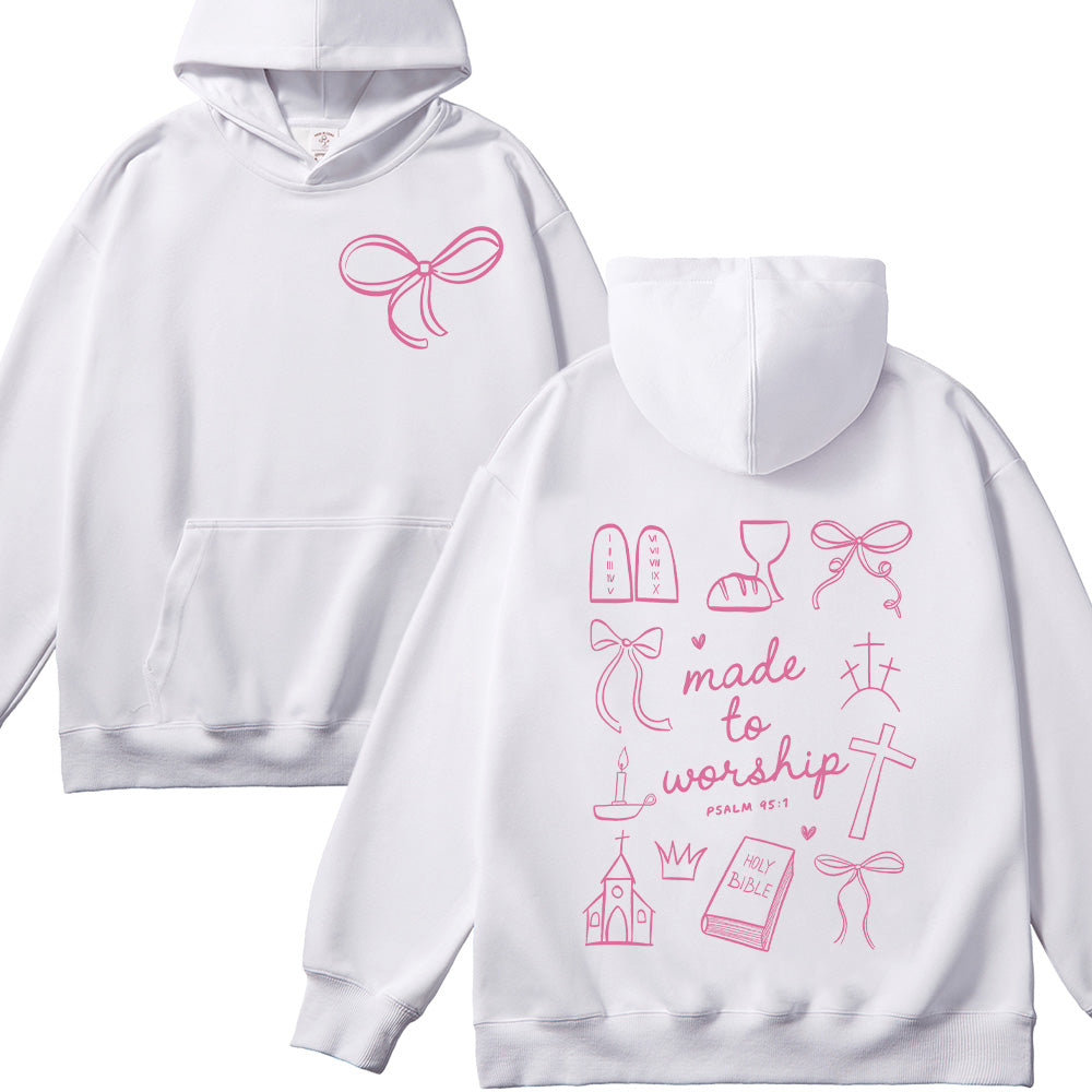 Made To Worship Unisex Cotton Hoodie