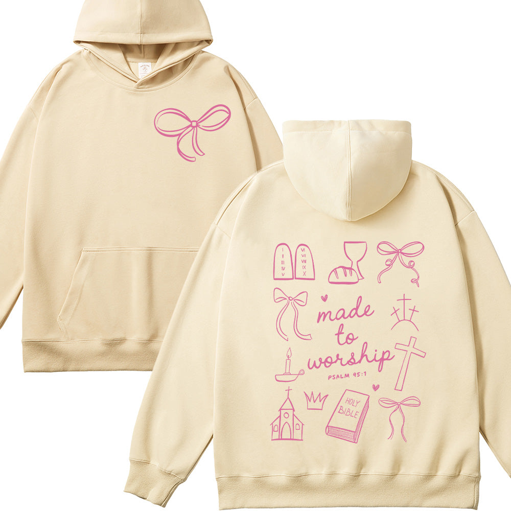 Made To Worship Unisex Cotton Hoodie