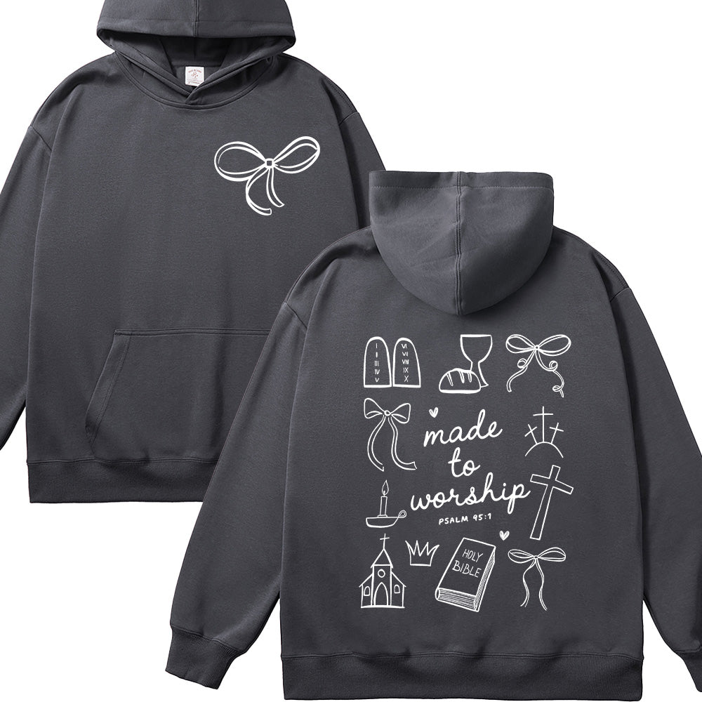 Made To Worship Unisex Cotton Hoodie